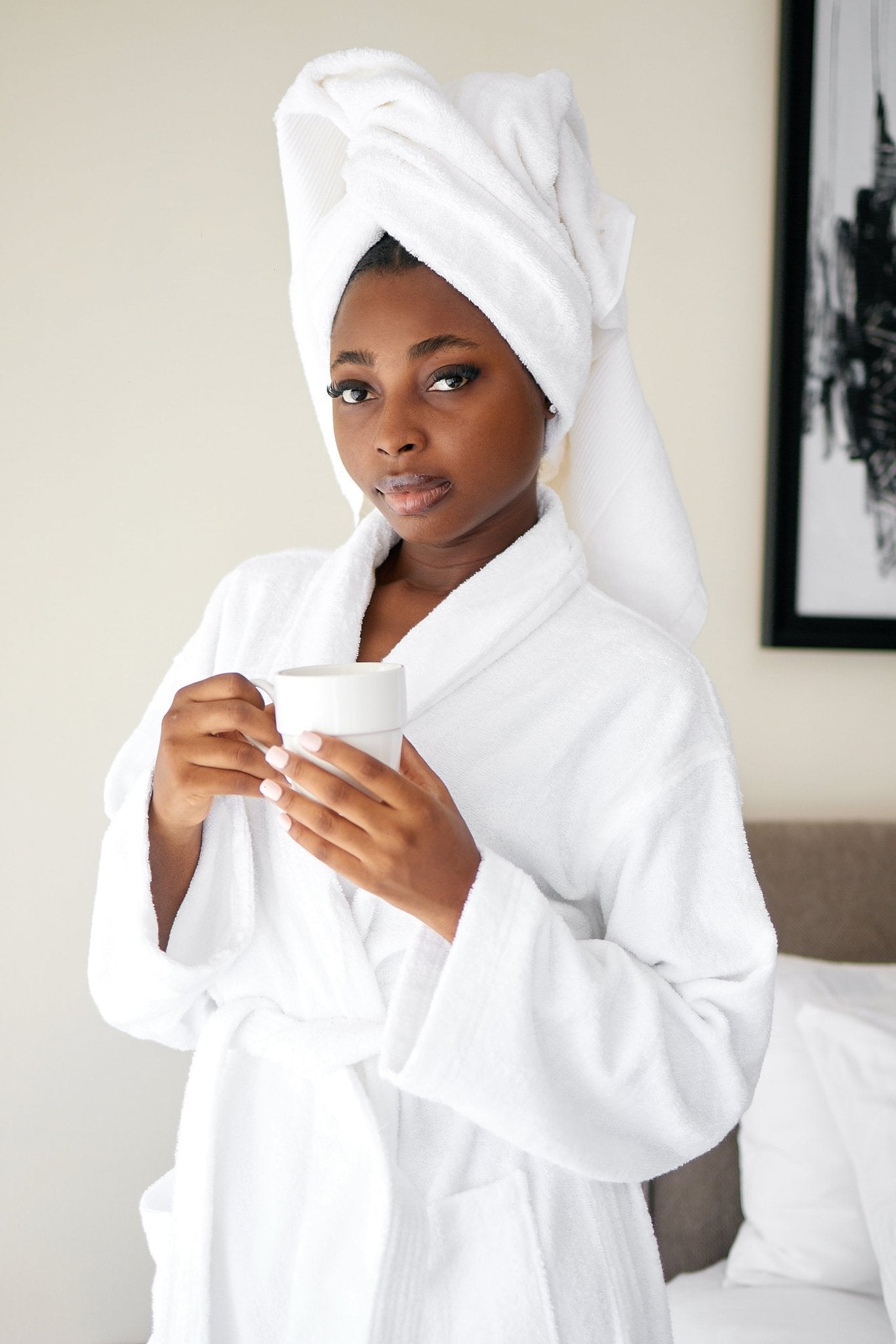 100% Cotton Terry Bathrobe - Serene Hospitality Solutions