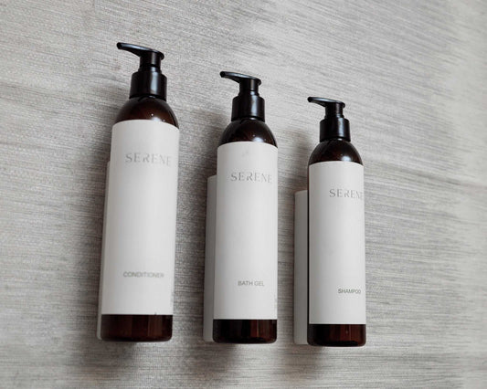 360ml Dispenser for Bath Gel, Shampoo, Conditioner - Serene Hospitality Solutions