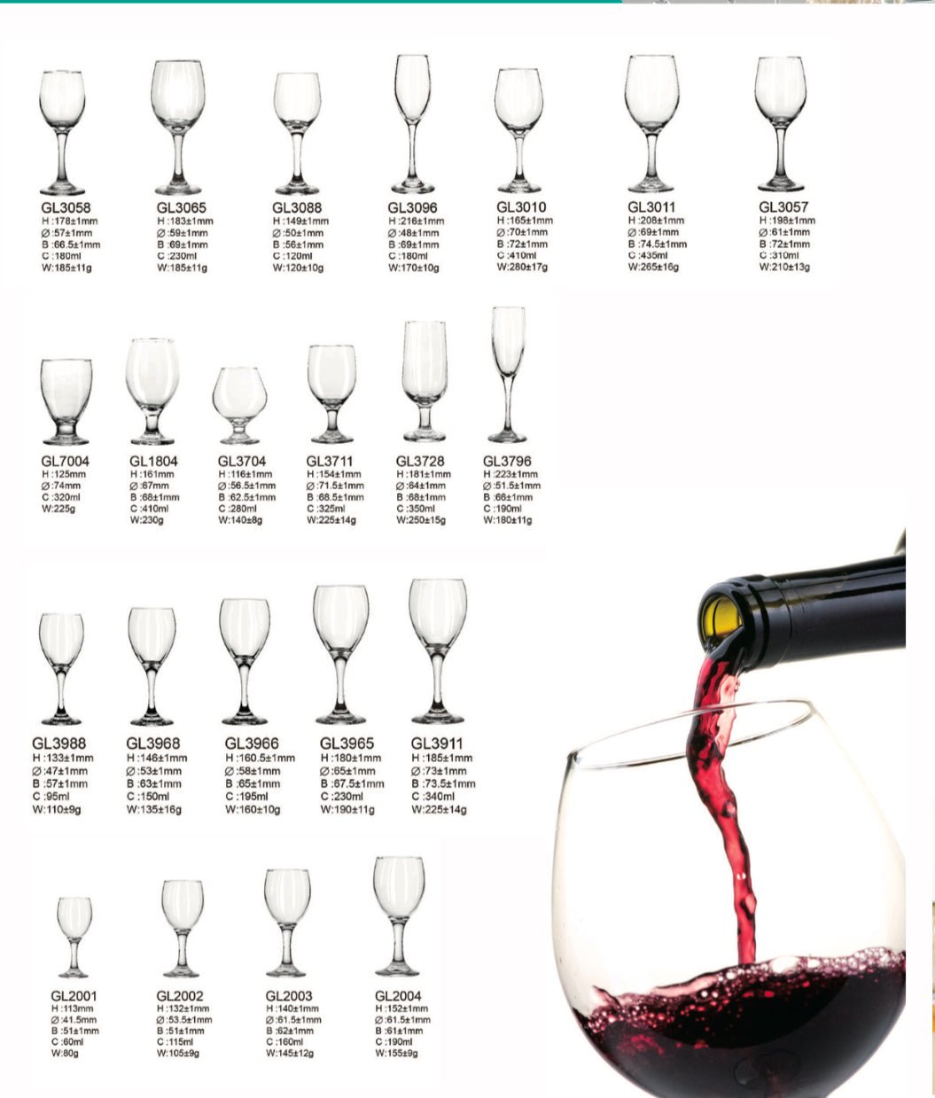 Drinkware - Wine Glasses and Glass Cups - Serene Hospitality Solutions
