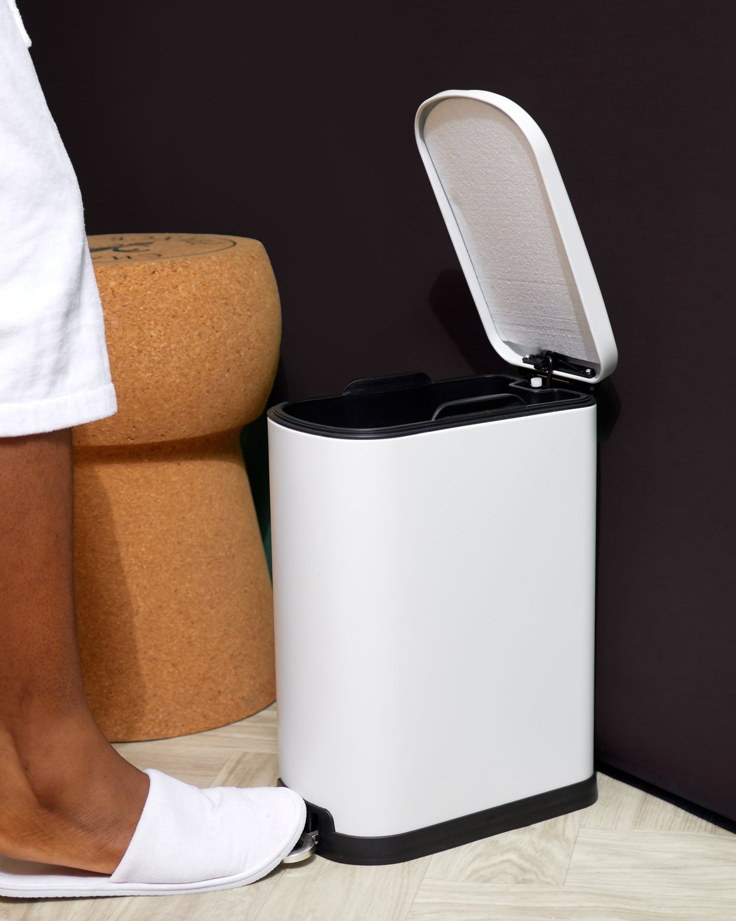 Sleek 10L Pedal Waste Bin - Serene Hospitality Solutions
