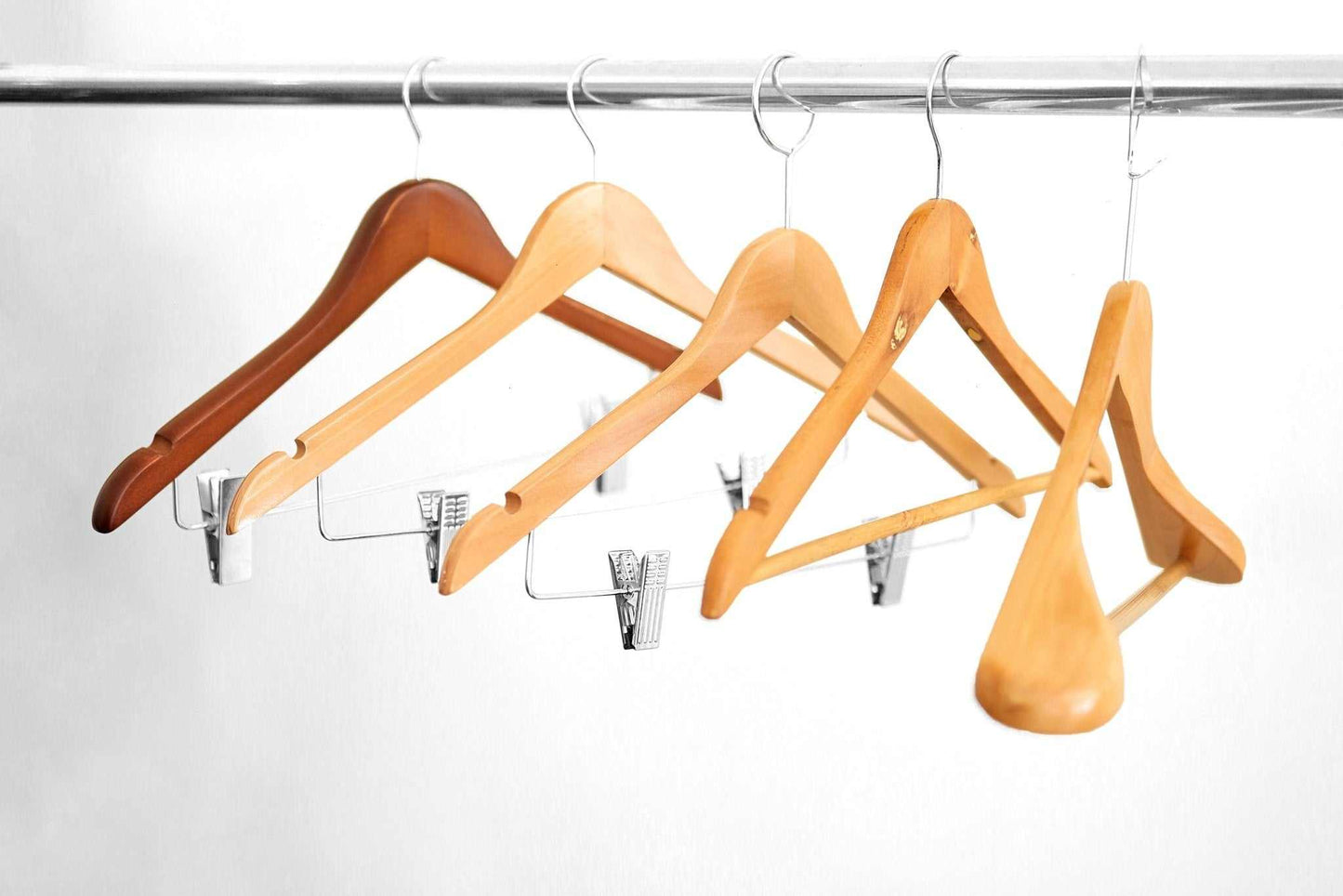 Wooden Anti Theft Hanger - Serene Hospitality Solutions