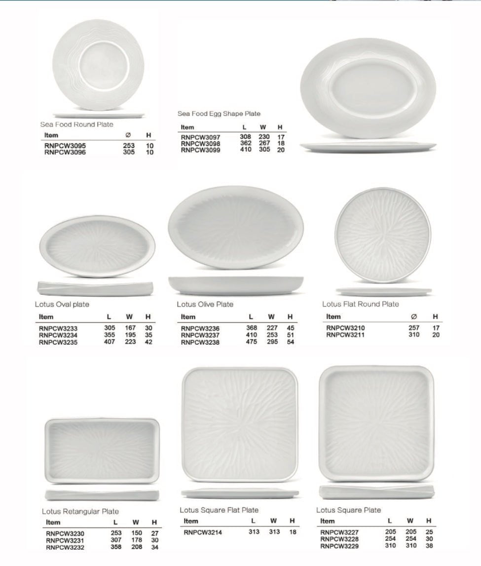 Dinner Plates - Serene Hospitality Solutions