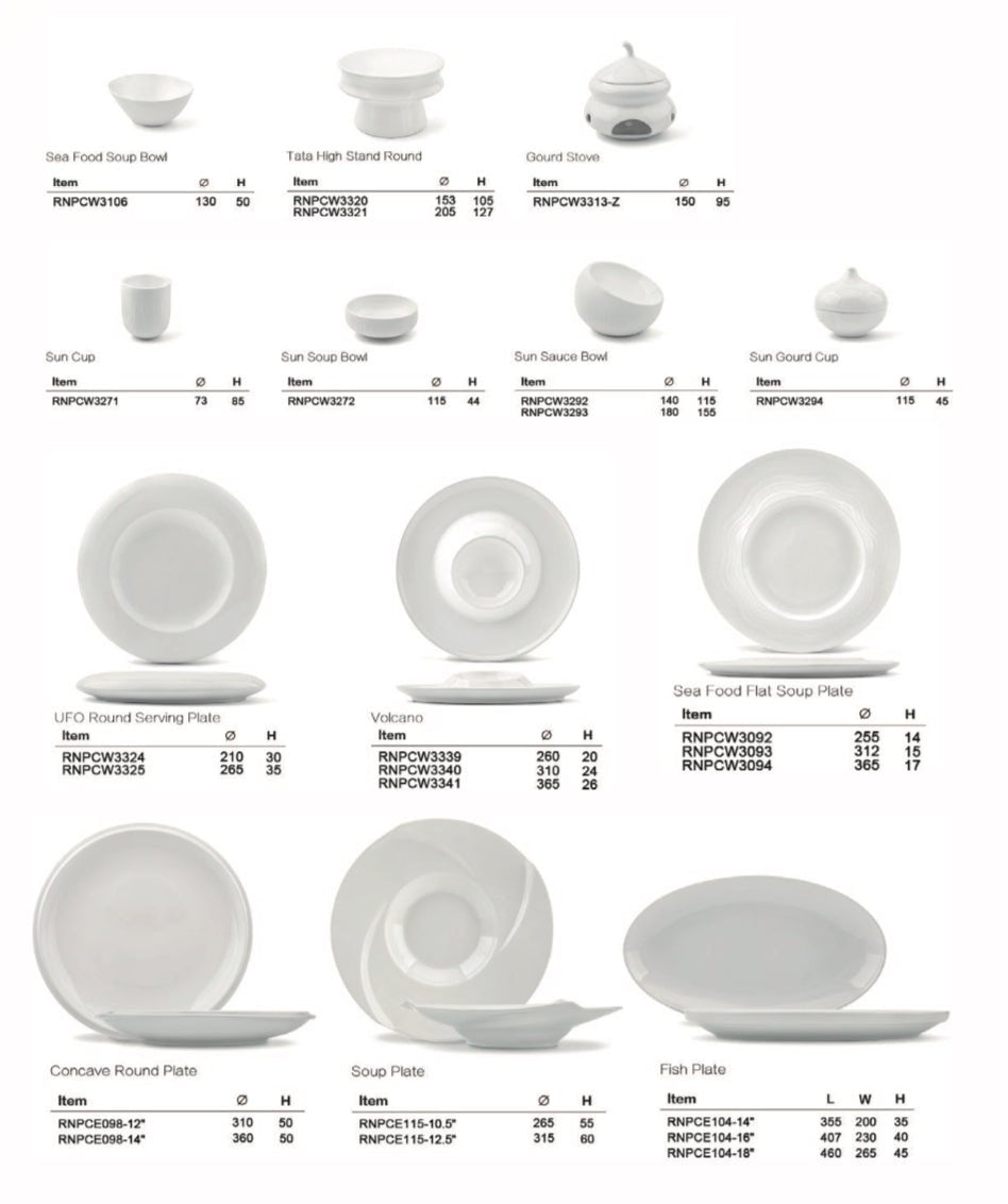 Dinner Plates - Serene Hospitality Solutions