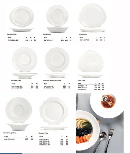 Dinner Plates - Serene Hospitality Solutions