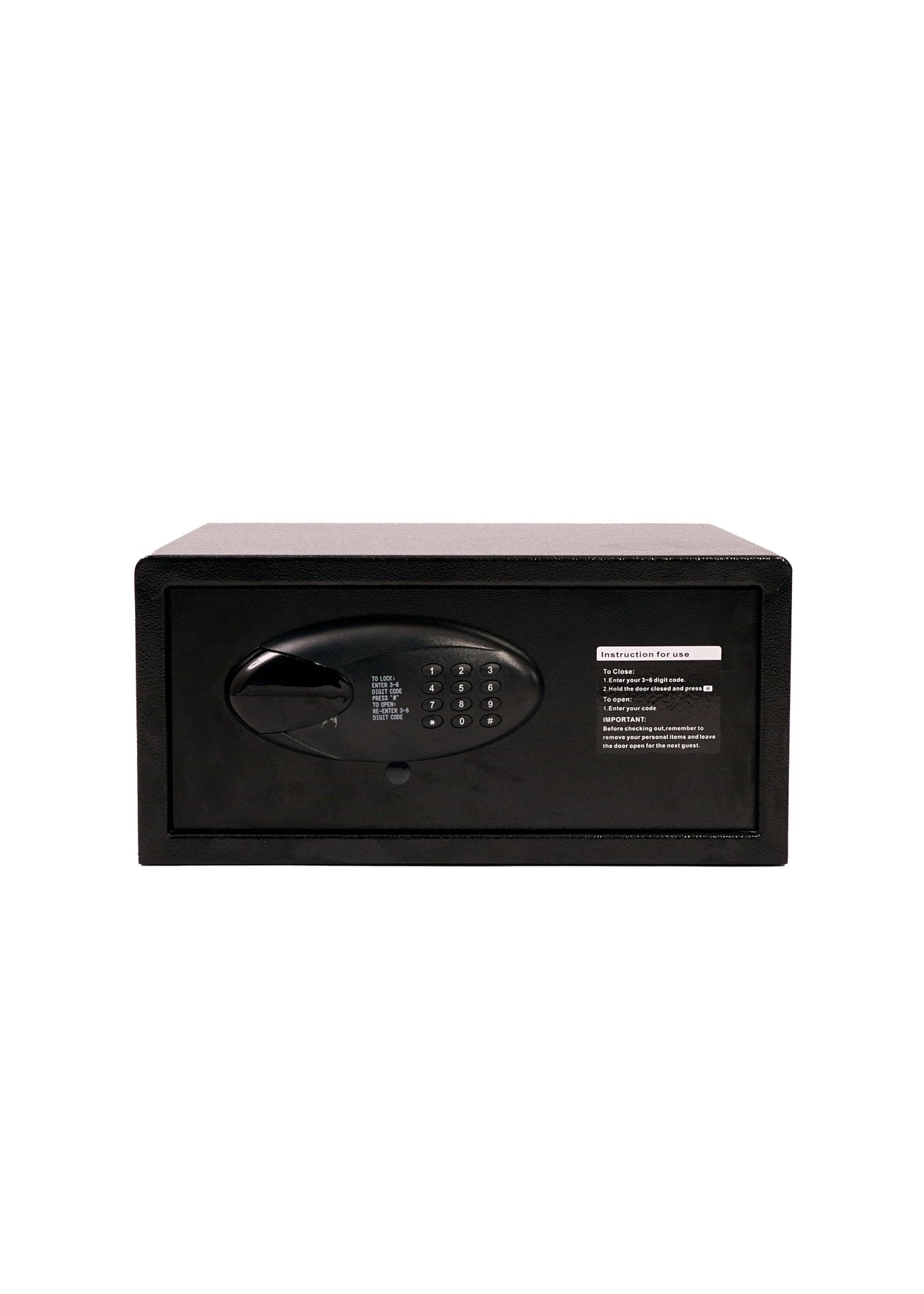 Electronic Safe with Glossy Finish - Serene Hospitality
