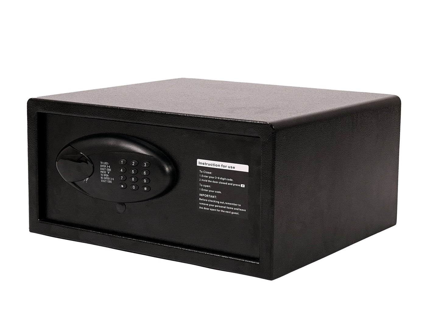 Electronic Safe with Glossy Finish - Serene Hospitality