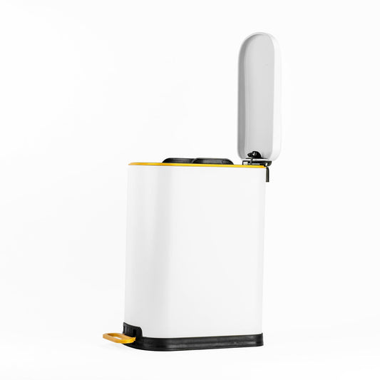 Sleek 10L Pedal Waste Bin - Serene Hospitality
