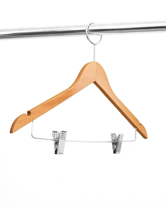 Wooden Anti Theft Hanger - Serene Hospitality Solutions