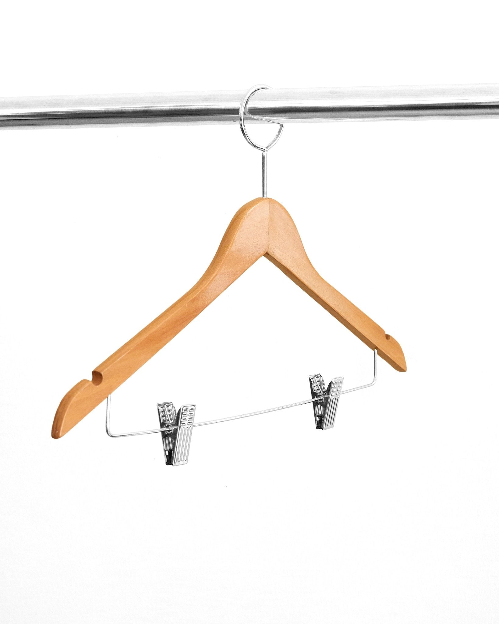 Wooden Anti Theft Hanger - Serene Hospitality Solutions